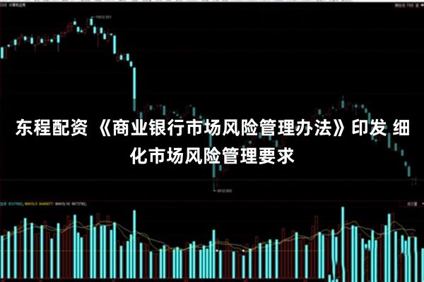 东程配资 《商业银行市场风险管理办法》印发 细化市场风险管理要求